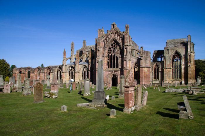 Melrose,Abbey,In,The,Scottish,Borders,Is,A,Beautiful,And