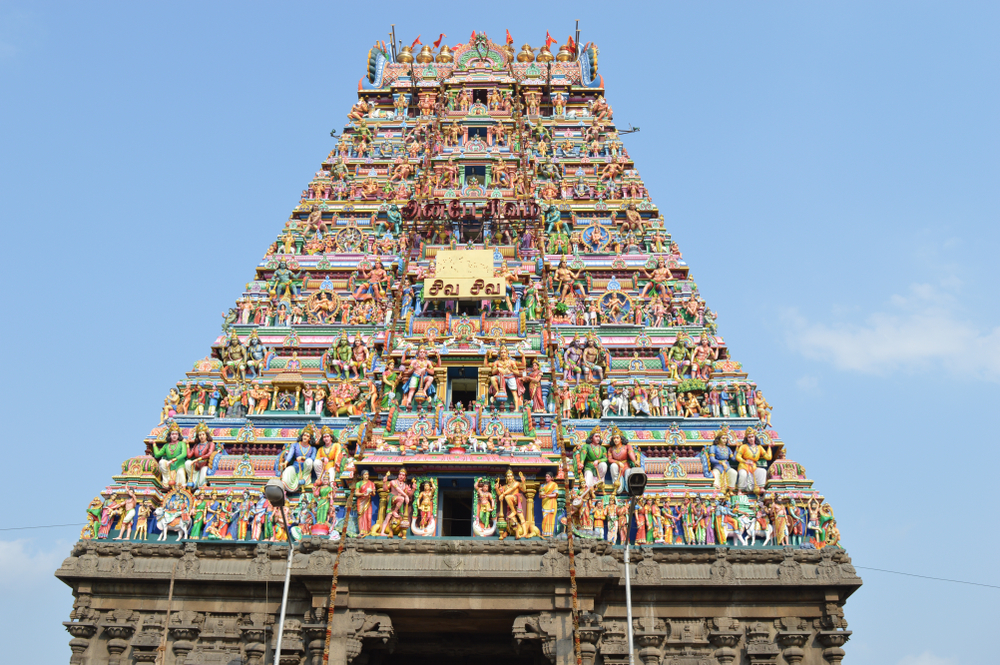 Ancient,Rajagopuram,Of,Maylapore,Kapaleeshwar,Temple,,chennai,,,India.